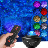 Popxstar LED Projector Light Night Light Bluetooth Music Player Holiday Party Christmas Party Atmosphere Light