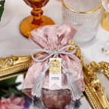 Popxstar New Velvet sugar gift bag Creative Wedding Candy Box baby shower boxes for party favors event supplies comestic bags supply