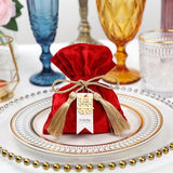 Popxstar New Velvet sugar gift bag Creative Wedding Candy Box baby shower boxes for party favors event supplies comestic bags supply