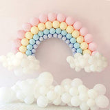 Popxstar 1Set Rainbow Balloon Garland Arch Kit Macaron Latex Balloon Anniversary Baby Shower Birthday Party Background Decoration Global