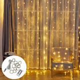 3m LED String Lights Christmas Decoration Curtain String Lights Xmas Lamp For New Year Wedding Party Curtain Garden Decoration