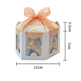 Popxstar Carousel Paper Gift Box Wedding Favors And Gifts Party Baby Shower Candy Packaging Box Birthday Party Decorations Present Boxes