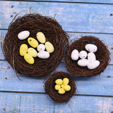 Popxstar 8-25cm Nature Bird Nest Easter Decoration DIY Handmade Craft Birds Nest for Easter Party Home Garden Decoration