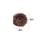 Popxstar 8-25cm Nature Bird Nest Easter Decoration DIY Handmade Craft Birds Nest for Easter Party Home Garden Decoration