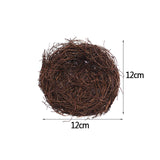 Popxstar 8-25cm Nature Bird Nest Easter Decoration DIY Handmade Craft Birds Nest for Easter Party Home Garden Decoration