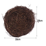 Popxstar 8-25cm Nature Bird Nest Easter Decoration DIY Handmade Craft Birds Nest for Easter Party Home Garden Decoration