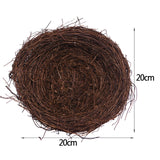 Popxstar 8-25cm Nature Bird Nest Easter Decoration DIY Handmade Craft Birds Nest for Easter Party Home Garden Decoration