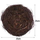 Popxstar 8-25cm Nature Bird Nest Easter Decoration DIY Handmade Craft Birds Nest for Easter Party Home Garden Decoration