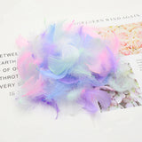 Popxstar 100pcs/bag Colorful Feathers Gift Packing Material Box Filler Supplies Diy Craft Wedding Birthday Party Decoration Accessories