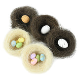 Popxstar 8-25cm Nature Bird Nest Easter Decoration DIY Handmade Craft Birds Nest for Easter Party Home Garden Decoration