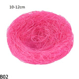 Popxstar 8-25cm Nature Bird Nest Easter Decoration DIY Handmade Craft Birds Nest for Easter Party Home Garden Decoration