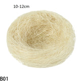 Popxstar 8-25cm Nature Bird Nest Easter Decoration DIY Handmade Craft Birds Nest for Easter Party Home Garden Decoration