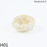 Popxstar 8-25cm Nature Bird Nest Easter Decoration DIY Handmade Craft Birds Nest for Easter Party Home Garden Decoration