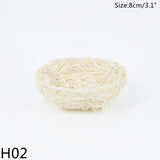 Popxstar 8-25cm Nature Bird Nest Easter Decoration DIY Handmade Craft Birds Nest for Easter Party Home Garden Decoration