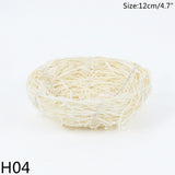 Popxstar 8-25cm Nature Bird Nest Easter Decoration DIY Handmade Craft Birds Nest for Easter Party Home Garden Decoration